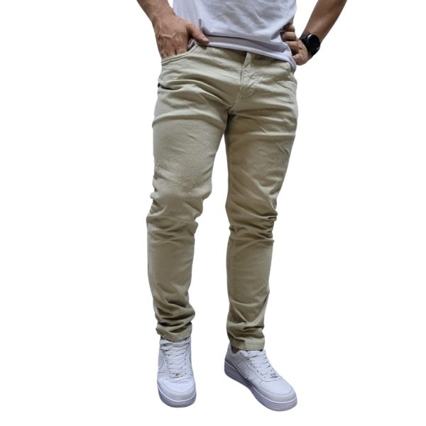 Pantalon Hombre Stretch Colores Confort