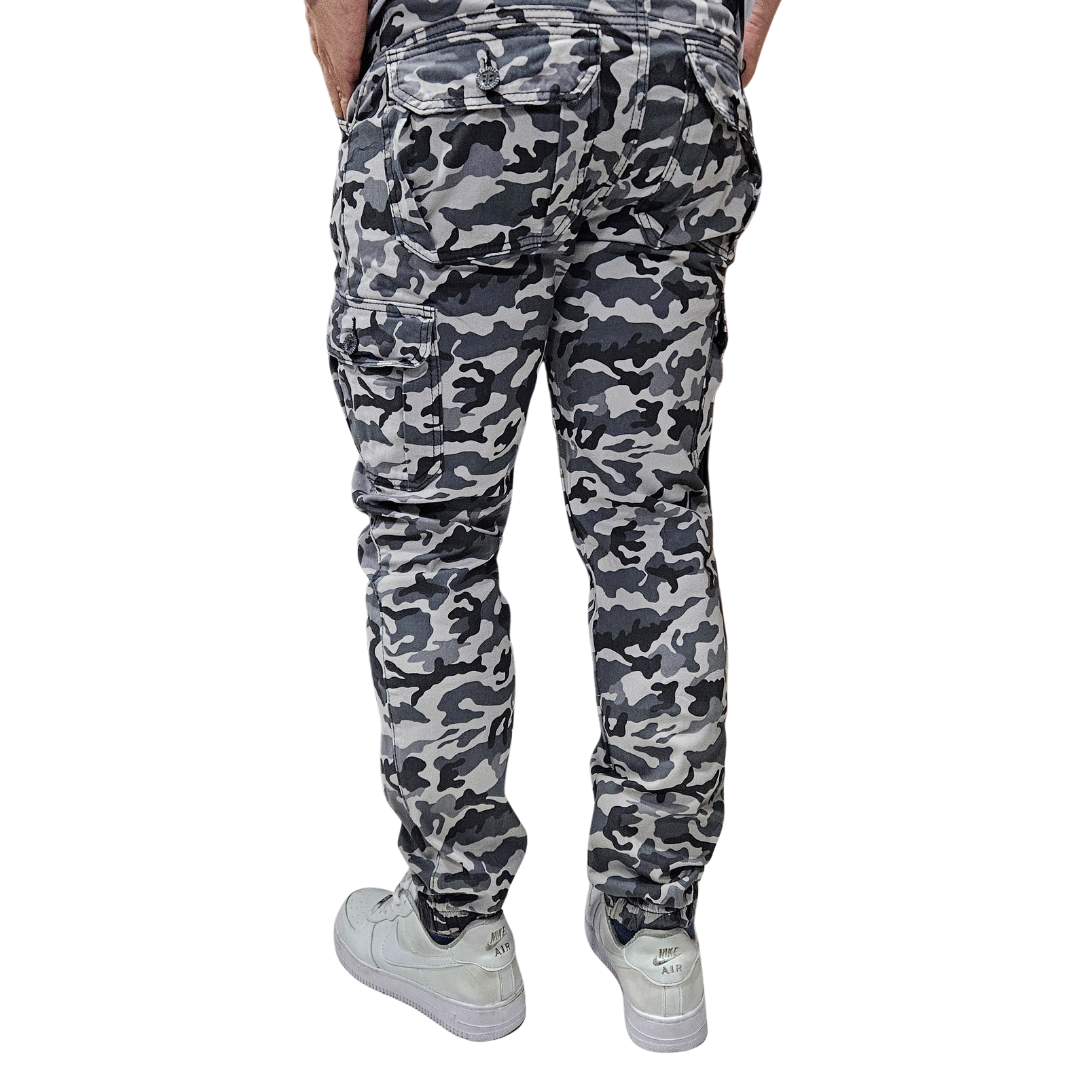 Pantalón Cargo Camuflado Resorte en bota - Imagen 2