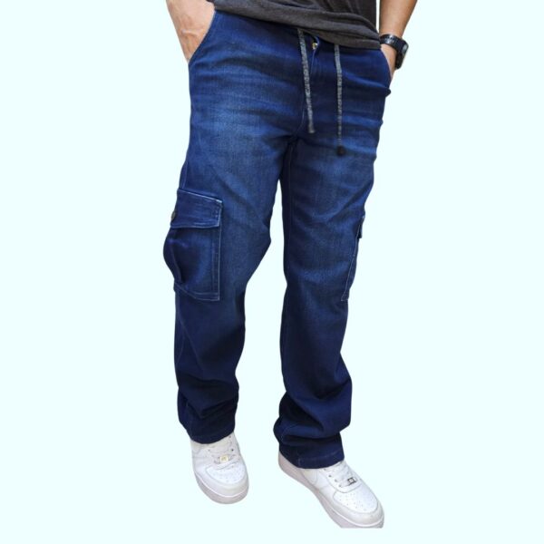 Cargo Confort Bota Recta Azul - Comodidad para moverte